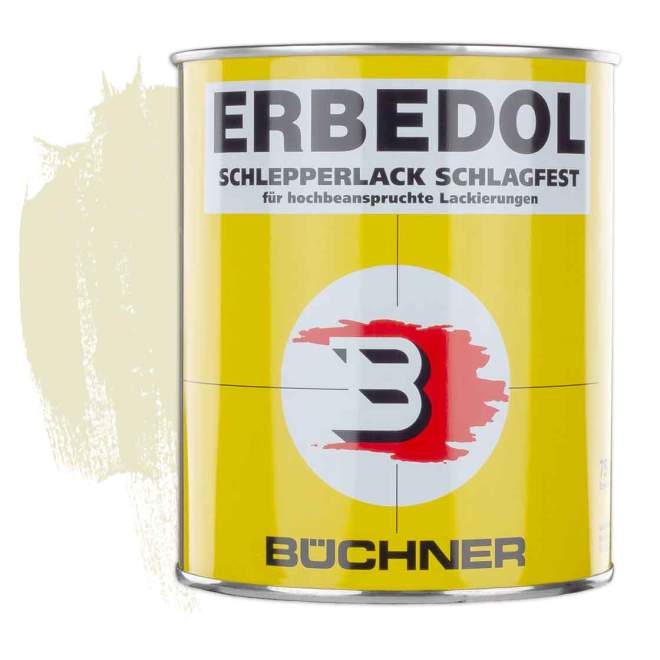 ERBEDOL | Schlepperlack | perlweiss | RAL 1013 |  0,75 l