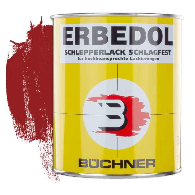 ERBEDOL | Schlepperlack | Schlüter | rot | SL3278 | 0,75 l