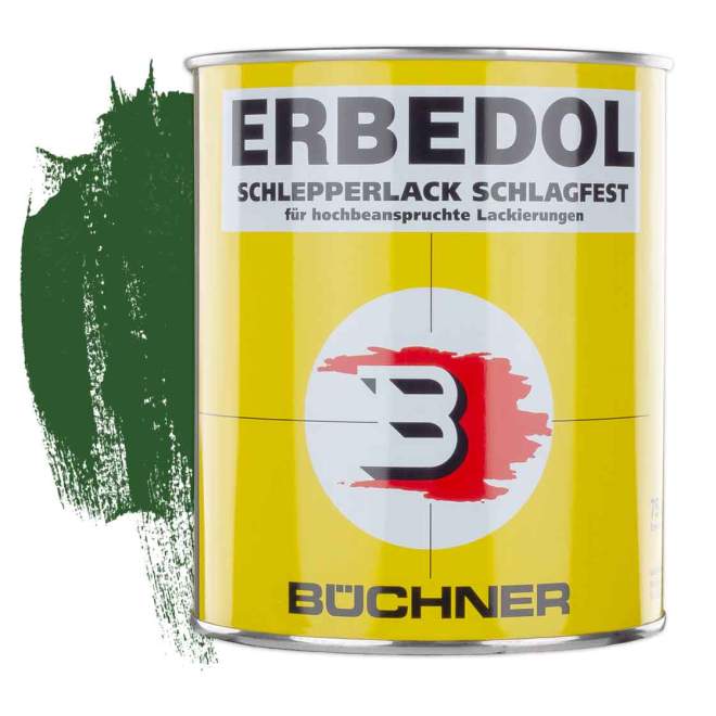 ERBEDOL | Schlepperlack | laubgrün | RAL 6002 | 0,75 l