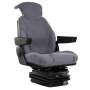 Schleppersitz | STplusTV1-LX STO | mechanische Federung | inkl. Rückenverlängerung & Armlehnen | grau
