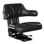 Schleppersitz | verstellbar | Kunstlederbezug | schwarz | Vergleichsnummer KSM031