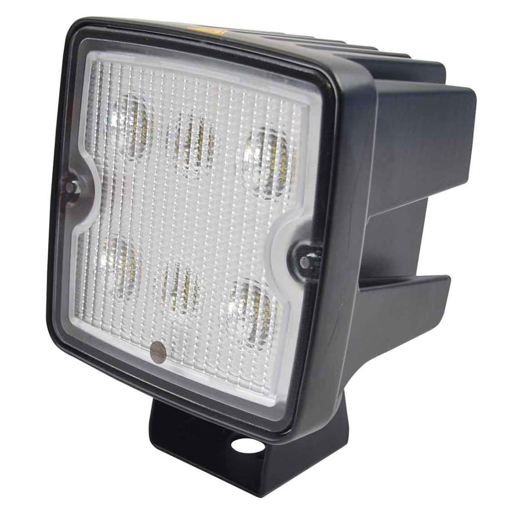 Vierkant Offroad - LED Arbeitsscheinwerfer rund 10cm à 1700 lumen verkabelt