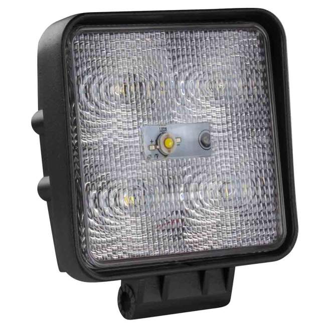 LED-Arbeitsscheinwerfer | 12V | 5x3W | 1000 Lumen | schwenkbar | eckig | Kunststoff