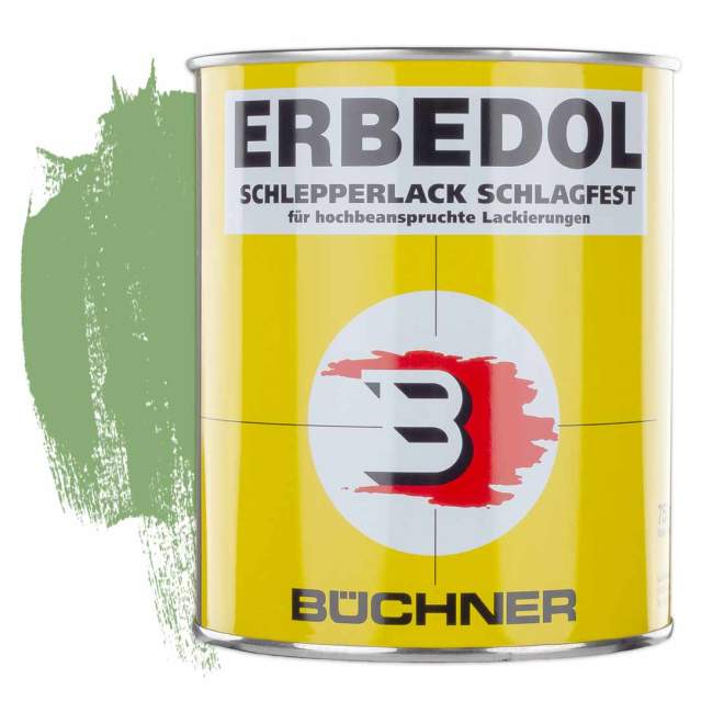 ERBEDOL | Schlepperlack | blassgrün | RAL 6021 | 0,75 l