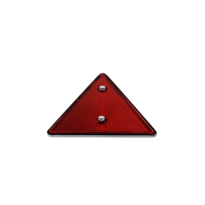 GEKA | Dreieckrückstrahler | mit 2 Befestigungsschrauben | Länge 162,5 mm | Breite 162,5 mm | Höhe 142,5 mm