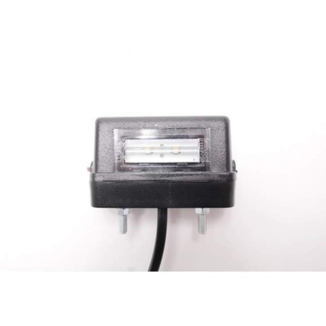 ASPÖCK | Kennzeichenleuchte | Modell Regpoint Small LED | Maße 30 x 83 x 50 mm | Anschluss DC-Flachkabel | universell