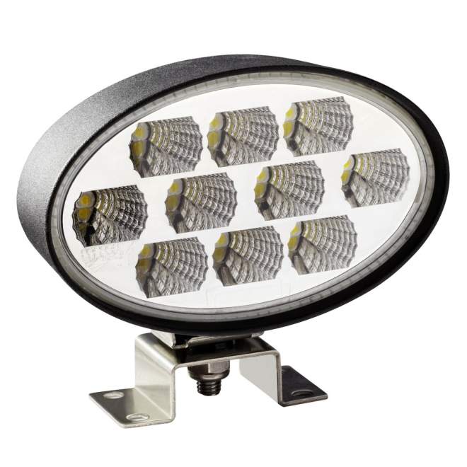 ASPÖCK | Arbeitsscheinwerfer | Workpoint 800 LED | oval | Höhe 140 mm | Breite 161 mm | mit 2,5 m Kabel