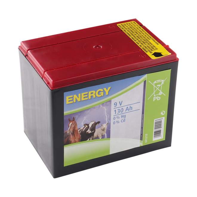 KERBL | Weidezaun-Batterie | Trockenbatterie | 9V | 130Ah | Originalnummer 44121900