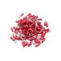 KR AGRAR | Flachsteckhülse | Kabelquerschnitt 0,25-1,00 mm² | Farbe rot | Inhalt 100 Stück