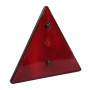 Dreieckrückstrahler | rot | mit 2 Löchern | 155 x 135 mm | mit Schrauben