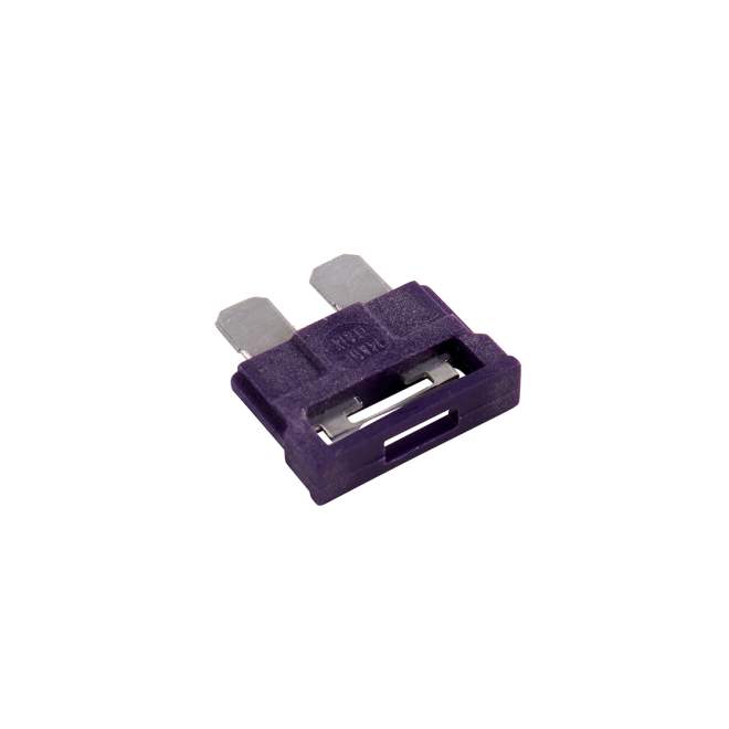 Flachsicherung | 3A | DIN72581 | Standard | violett | 10 Stück