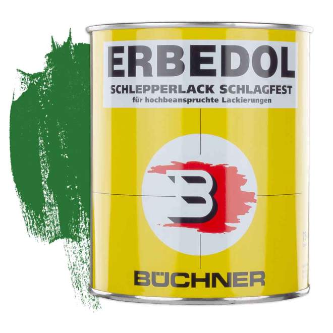 ERBEDOL | Schlepperlack | Cramer | grün | entspricht Lackschlüssel RAL 6001 | 0,75 l